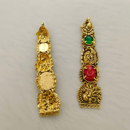 Silver peacock side locket - RCJR396