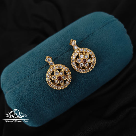 earrings 92.5 silver simple and cute earrings - rch946 92.5 silver ramala jewelry / ramala collections