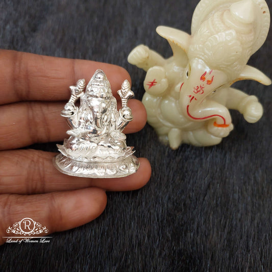 Silver Ganesh Idols-S8500