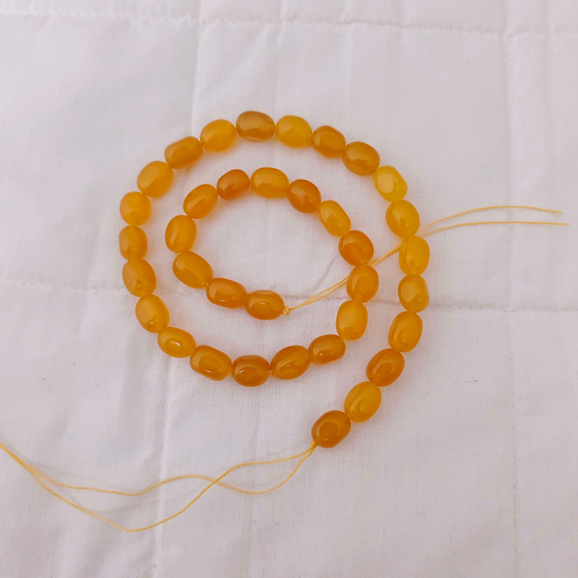 tumbled yellow gemstone plain hand polished tumble beads-rcmj12 92.5 silver ramala jewelry / ramala collections