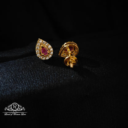 Silver earrings -RCM380