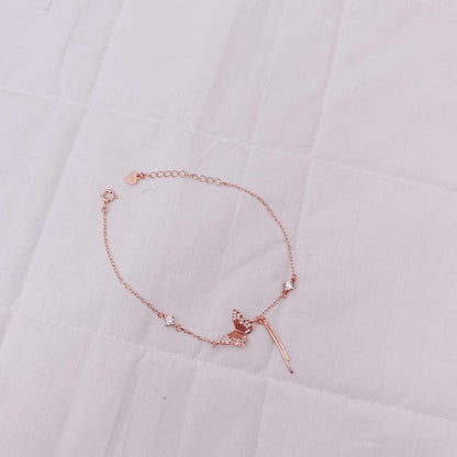 silver rose gold polish breslet -rcg043 92.5 silver ramala jewelry / ramala collections