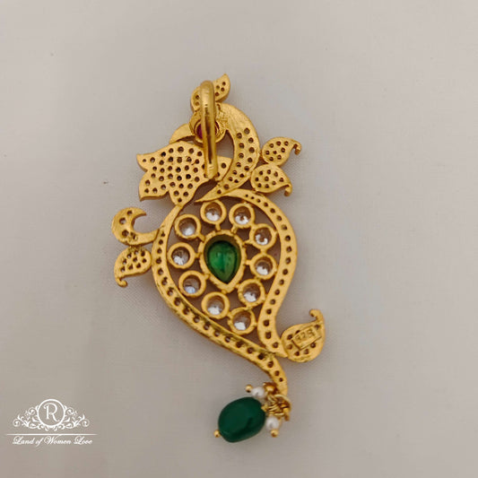 Silver peacock design pendant -RCC035