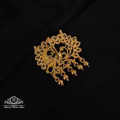 92.5 Silver peacock design Pendant-RCCP439