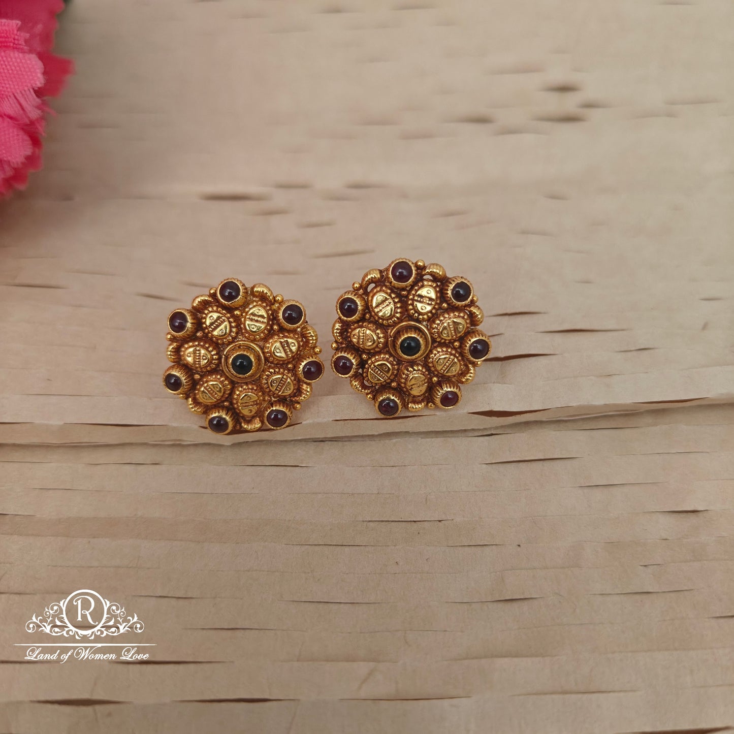 earrings 92.5 silver simple and cute earrings - rc06m1217 92.5 silver ramala jewelry / ramala collections