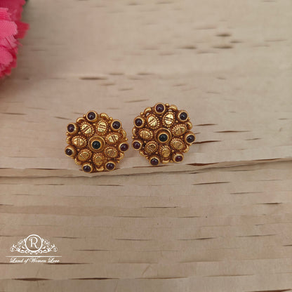 earrings 92.5 silver simple and cute earrings - rc06m1217 92.5 silver ramala jewelry / ramala collections