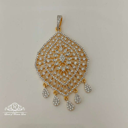 silver diamond replica design locket-rcz36 92.5 silver ramala jewelry / ramala collections