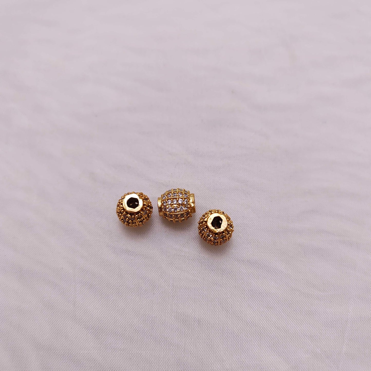 Silver CZ-stone balls-RCJR462