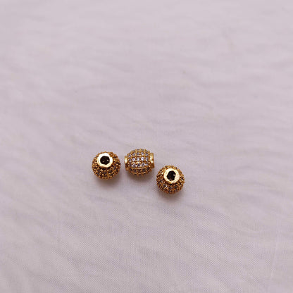 Silver CZ-stone balls-RCJR462