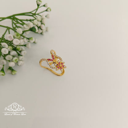 ring 92.5 silver simple and cute cz- stones vanki ring cz 92.5 silver ramala jewelry / ramala collections