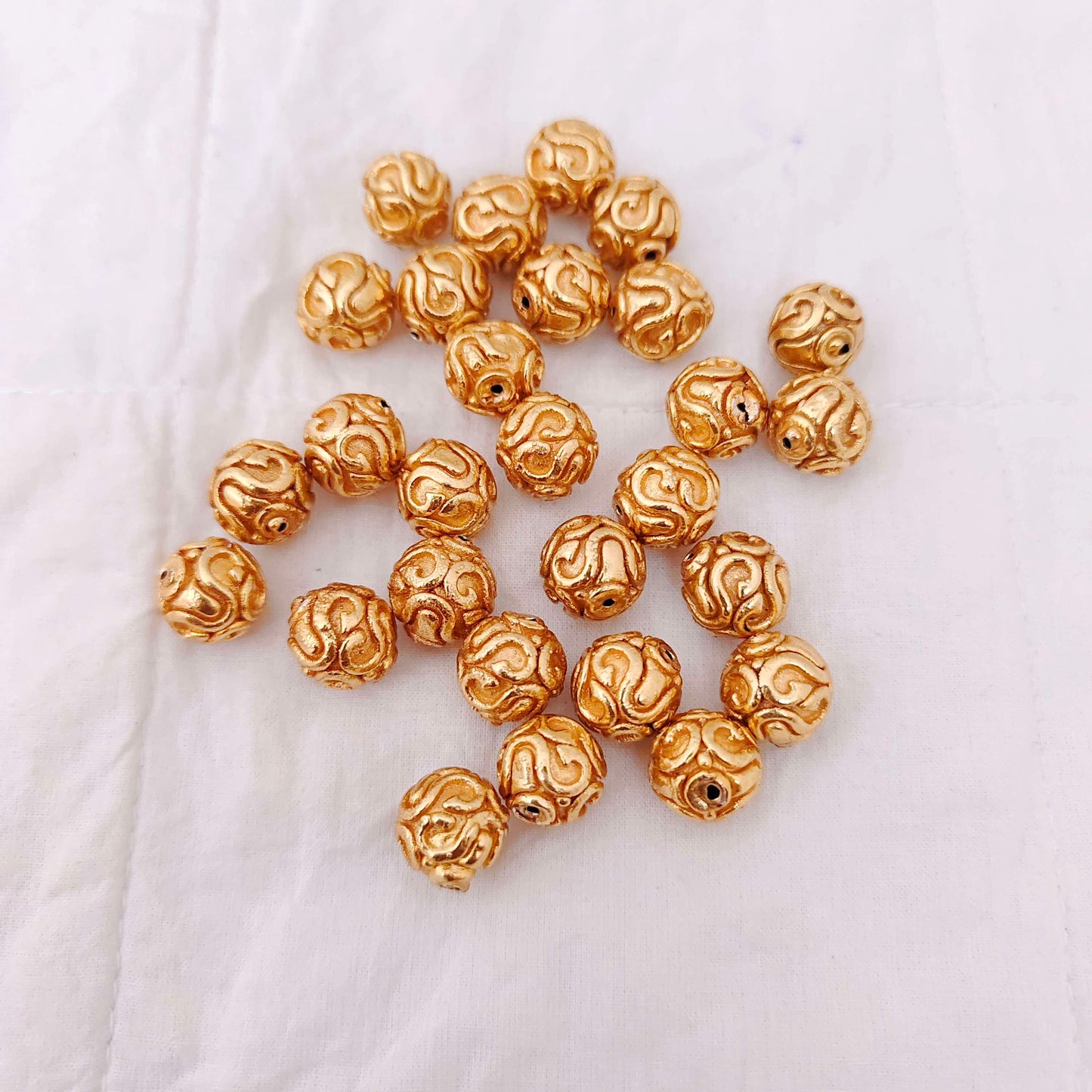 silver gold polish balls -rcv216 92.5 silver ramala jewelry / ramala collections