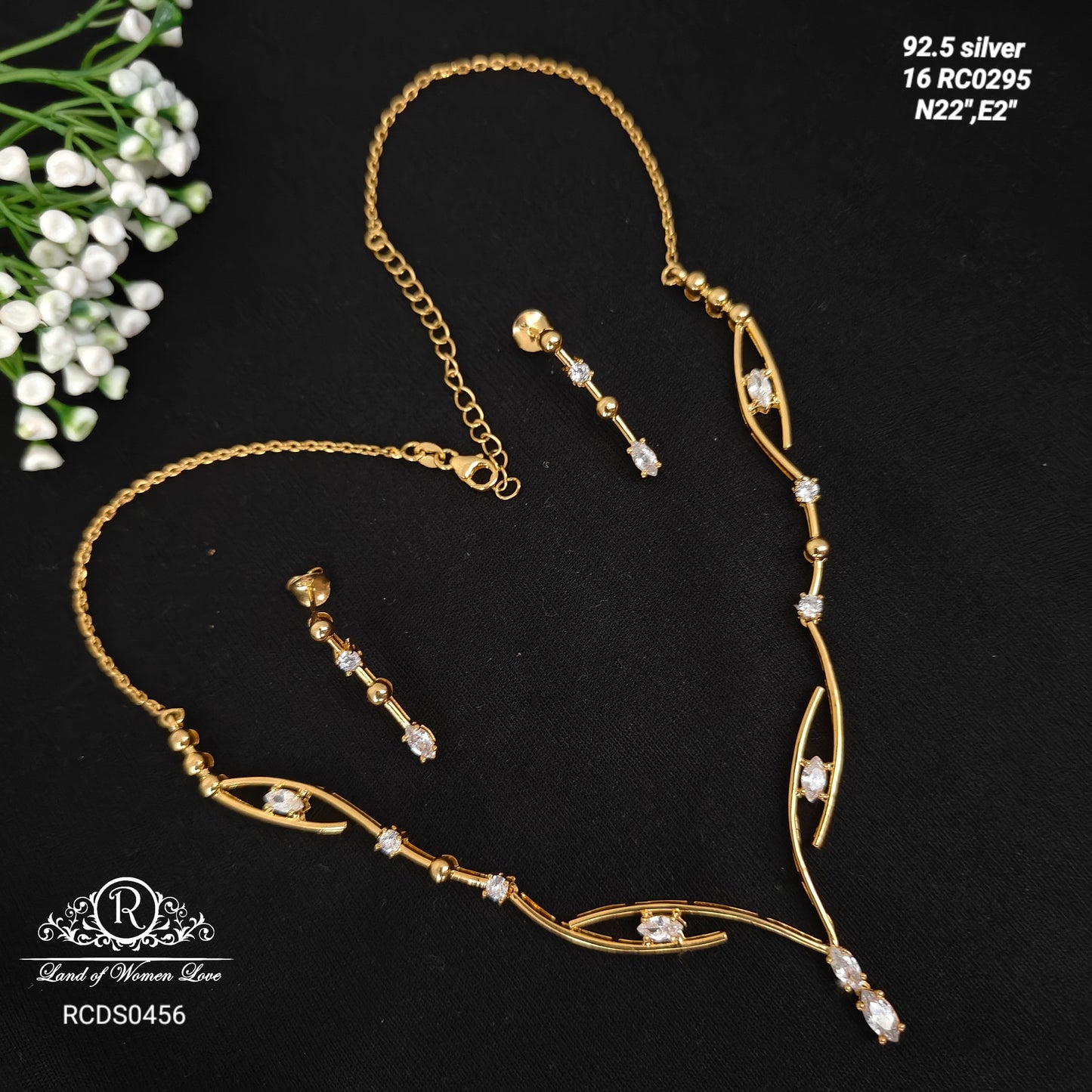 necklace silver cute and beautiful necklace 92.5 silver ramala jewelry / ramala collections