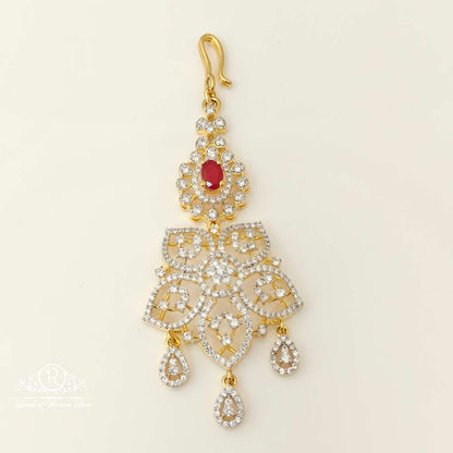 silver diamond replica design cz-stones tikkas-rccp34 cz 92.5 silver ramala jewelry / ramala collections