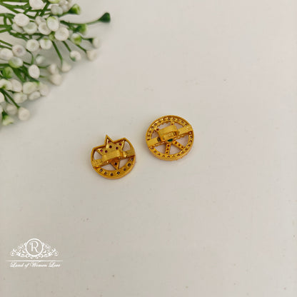 92.5 silver simple and Cute surya chandra hair pins -RCP162