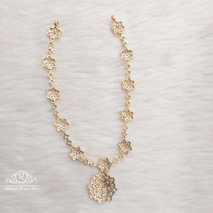 Silver necklace-S380