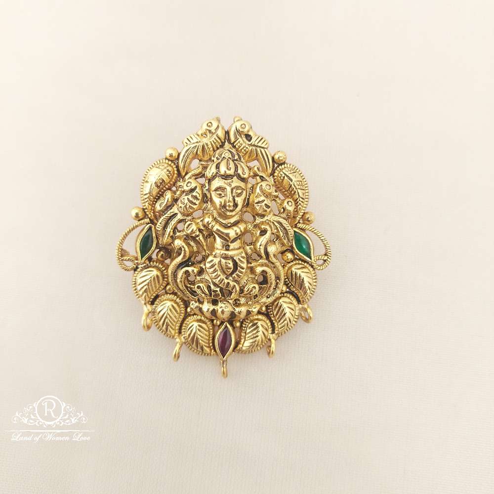 silver lakshmi devi locket-m185 92.5 silver ramala jewelry / ramala collections