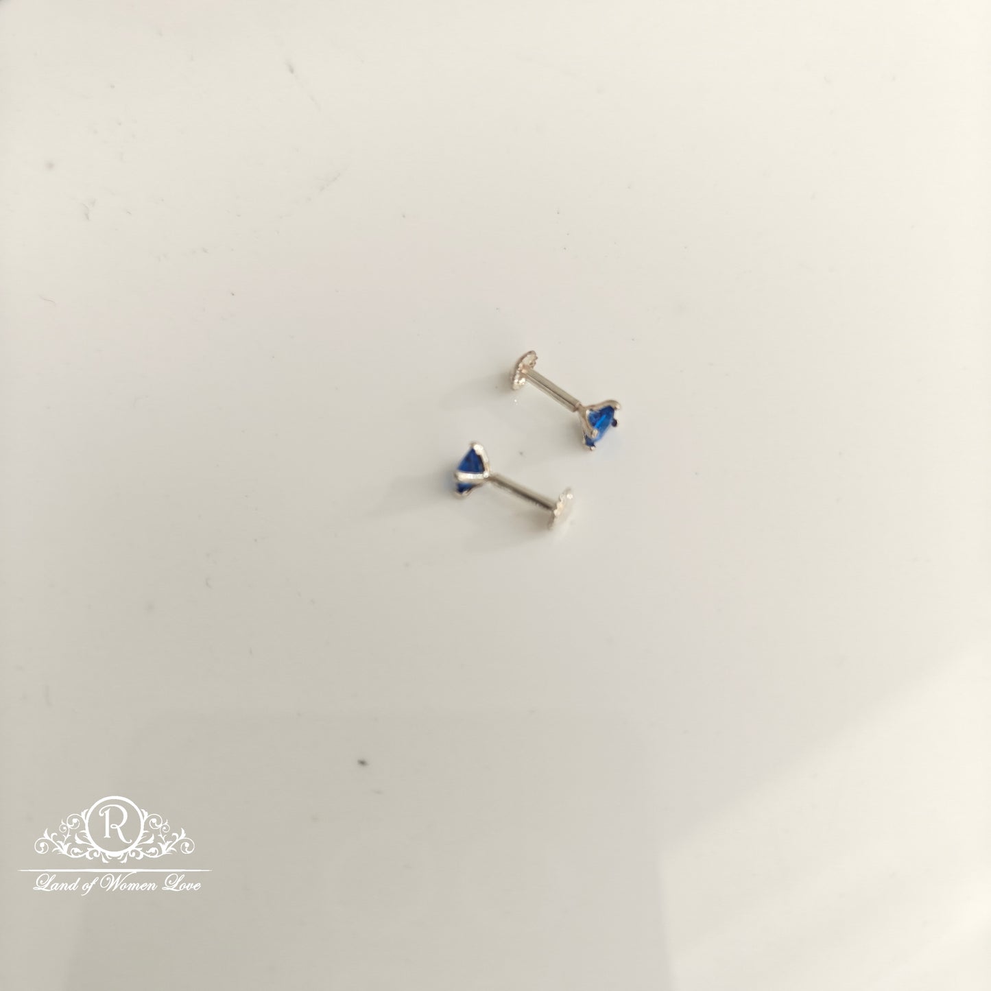 92.5 silver simple and Cute earrings -RCHS45