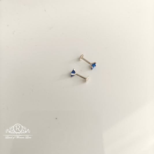 92.5 silver simple and Cute earrings -RCHS45