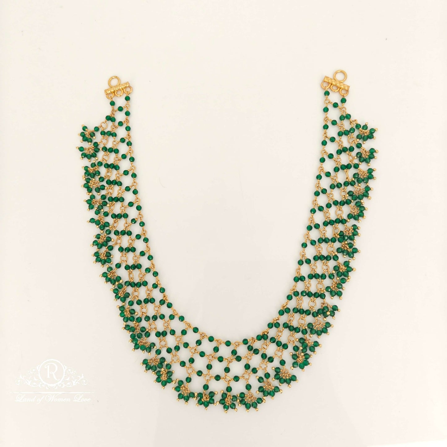 necklace real mania beads jali design silver necklace-rcah03 92.5 silver ramala jewelry / ramala collections