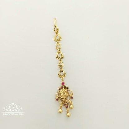 Silver Nakshi Peacock Tikkas-SA378