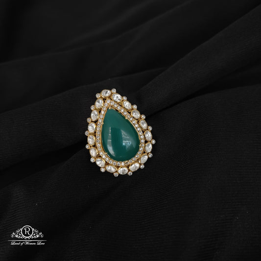 ring silver moissanite finger ring -rckk7 moissanite 92.5 silver ramala jewelry / ramala collections