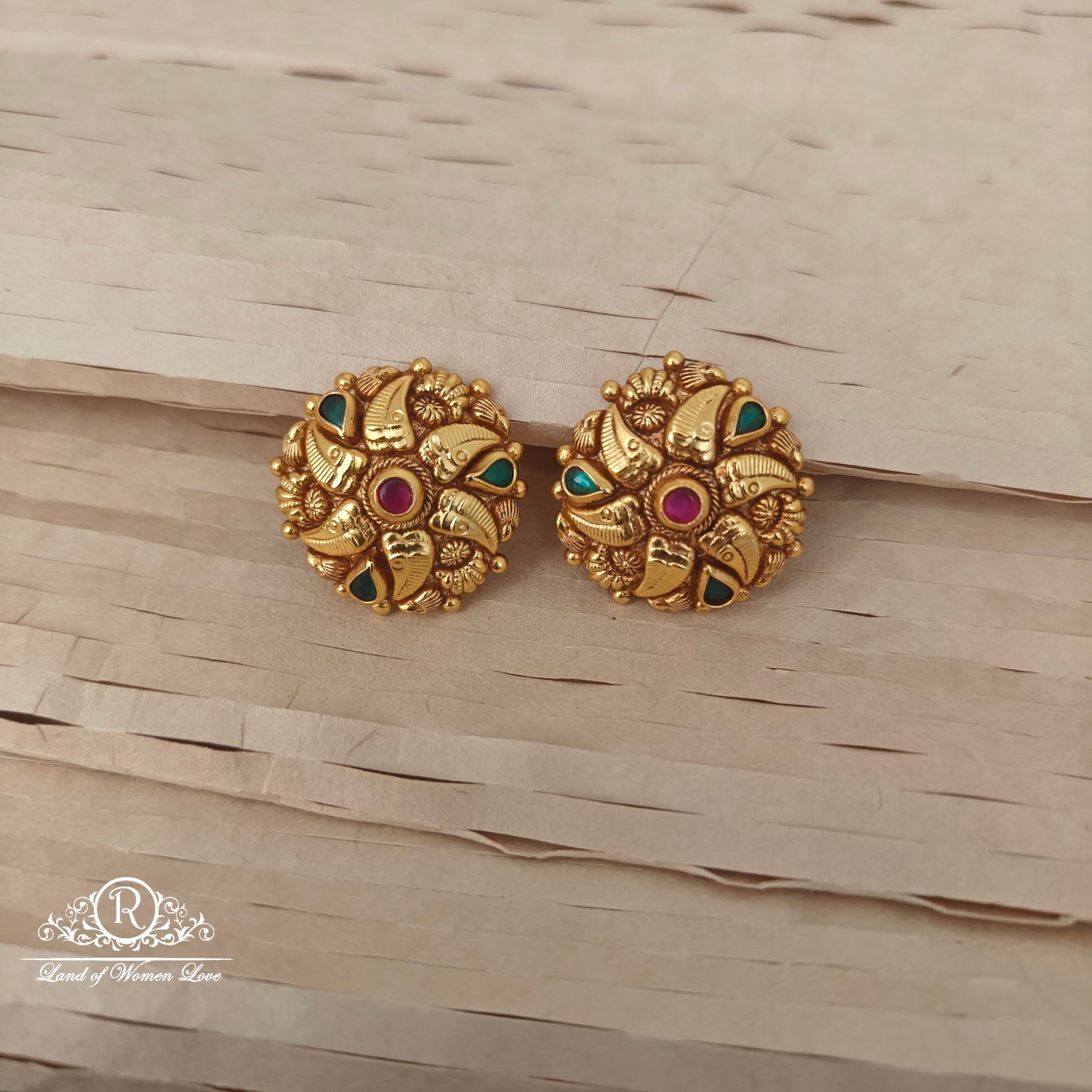 earrings 92.5 silver simple and cute earrings - rc06m1223 92.5 silver ramala jewelry / ramala collections