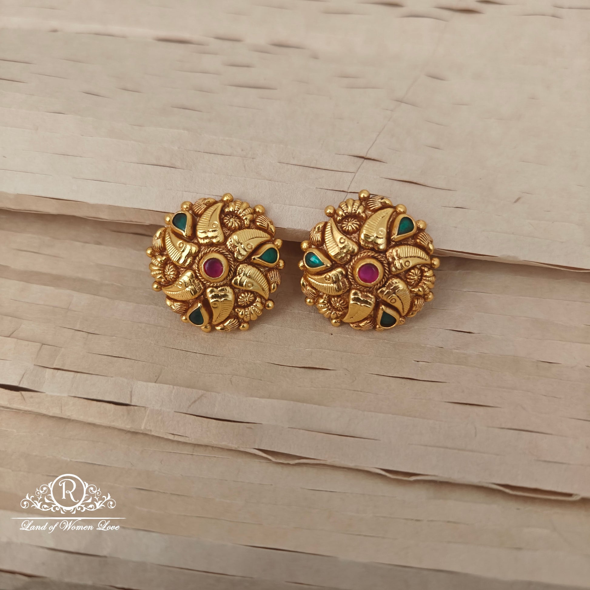 earrings 92.5 silver simple and cute earrings - rc06m1223 92.5 silver ramala jewelry / ramala collections