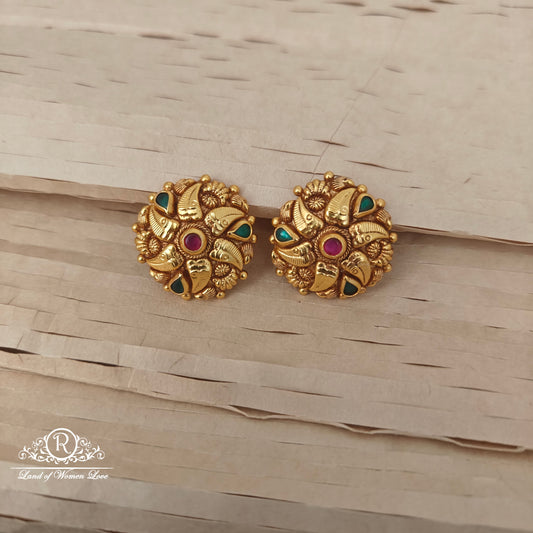 earrings 92.5 silver simple and cute earrings - rc06m1223 92.5 silver ramala jewelry / ramala collections