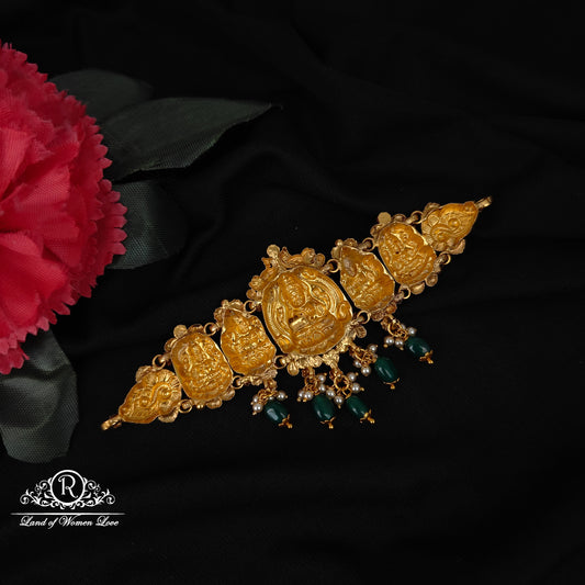 92.5 silver simple and Cute chocker with Lakshmi Devi Design -RCNS062