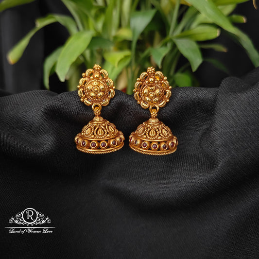 earrings 92.5 silver simple and cute earrings - rcjr930 92.5 silver ramala jewelry / ramala collections