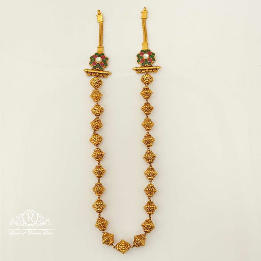 haram silver gold balls design haram-rc87-60p28 92.5 silver ramala jewelry / ramala collections