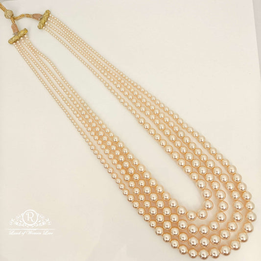 4 lines pearls mala-rcmj210 92.5 silver ramala jewelry / ramala collections