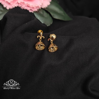 92.5 silver simple and Cute earrings - RCDS0567