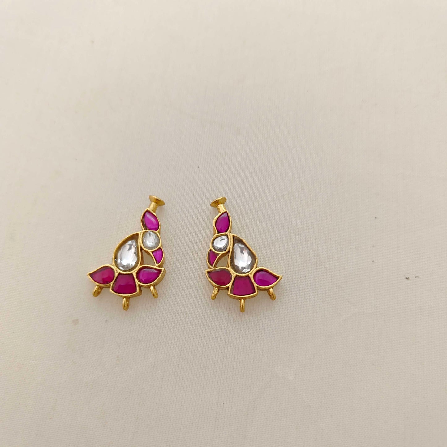 Silver kundan pendant- RCD267