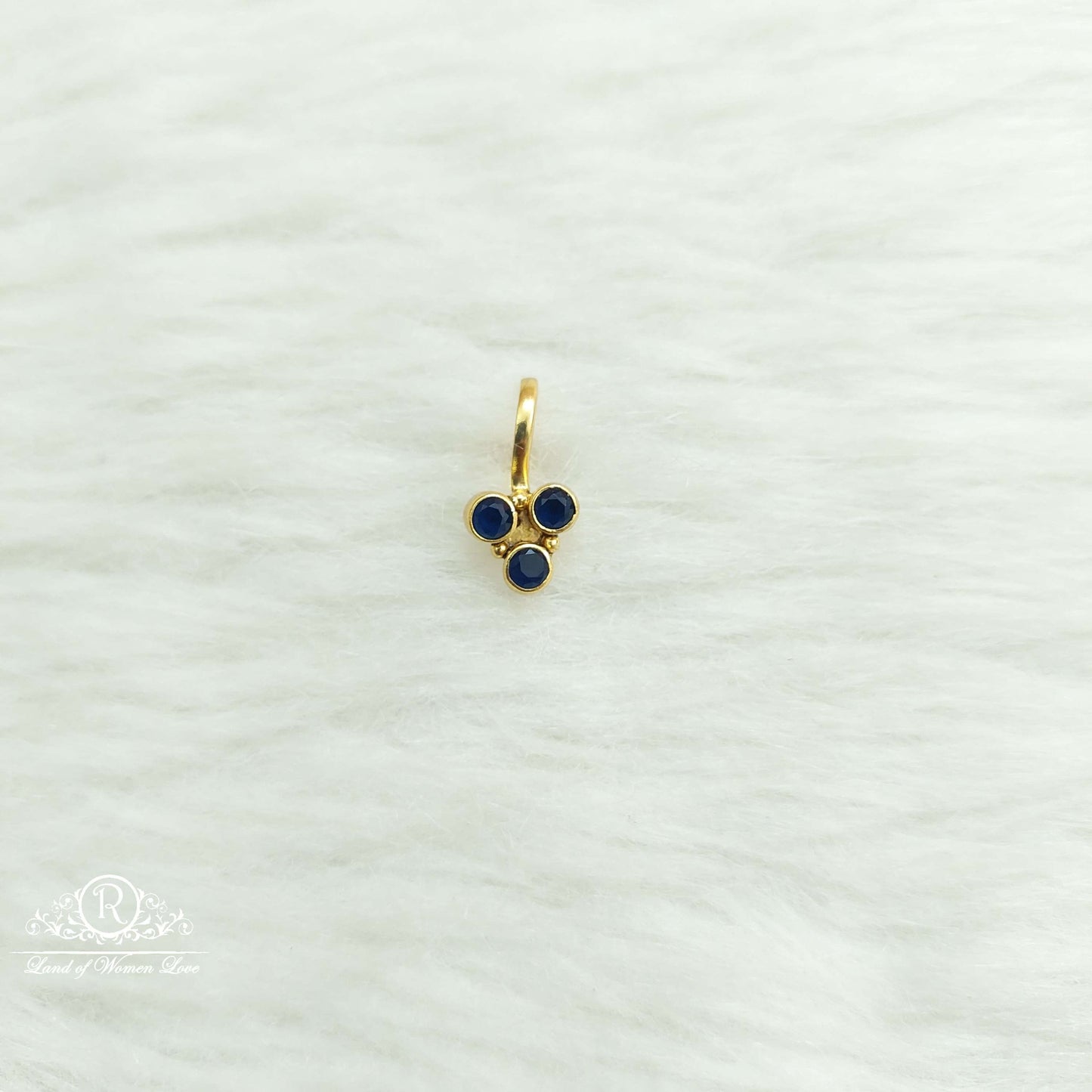 nose pin silver nose pins-sa509-4 92.5 silver ramala jewelry / ramala collections