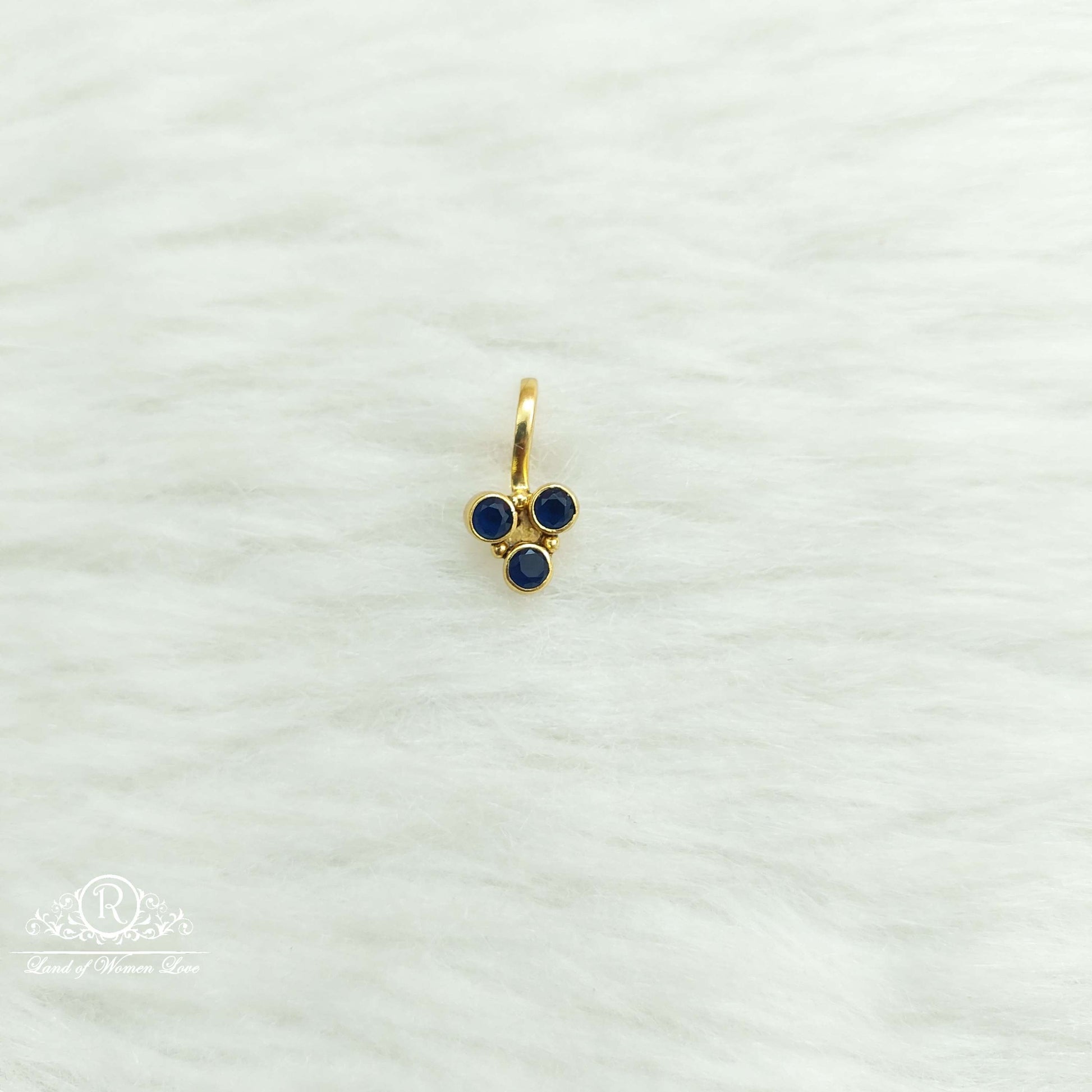 nose pin silver nose pins-sa509-4 92.5 silver ramala jewelry / ramala collections