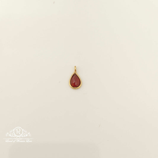 drop silver small water dropã°å¸â€™â§ design stone pendant -rcl21 92.5 silver ramala jewelry / ramala collections