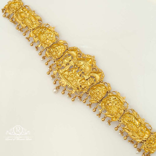 Silver God Shiva Peacock Design Vaddanam-RC87-60P41