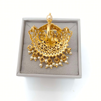 Silver Ramparivar pendant designs-RCM704