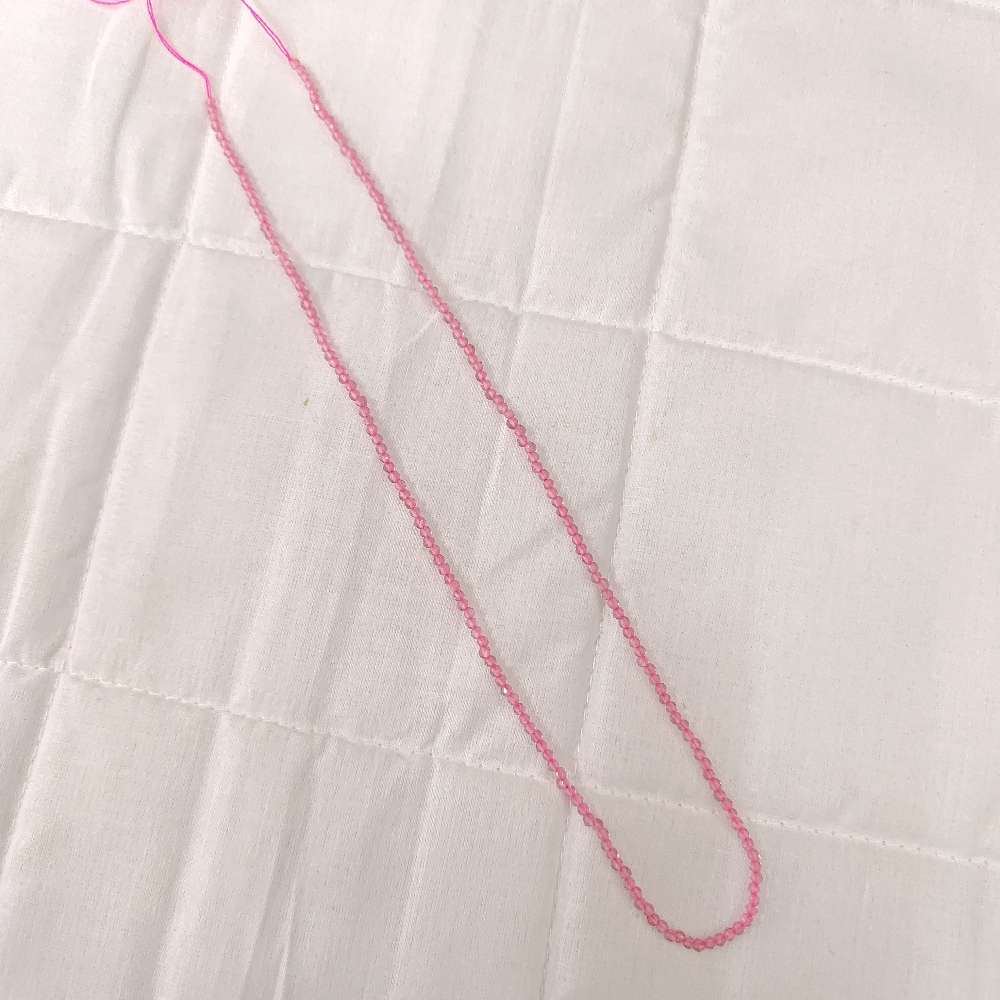 monalisa light pink colour 2mm beads-rcmb22 92.5 silver ramala jewelry / ramala collections