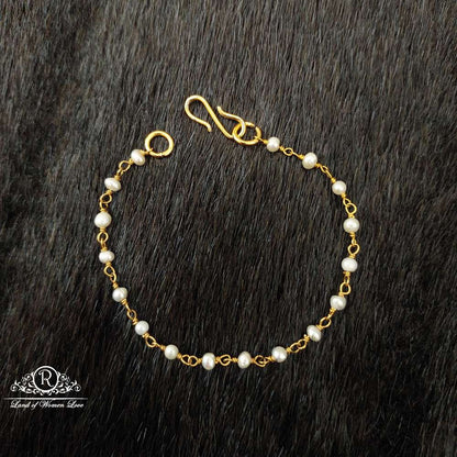 bracelet silver kids pearls bracelet-h123 92.5 silver ramala jewelry / ramala collections