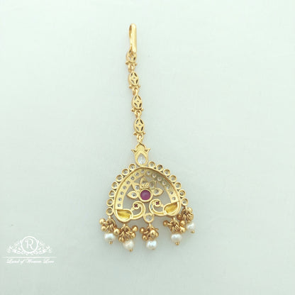 Silver Peacock Design Long Tikkas-SA400