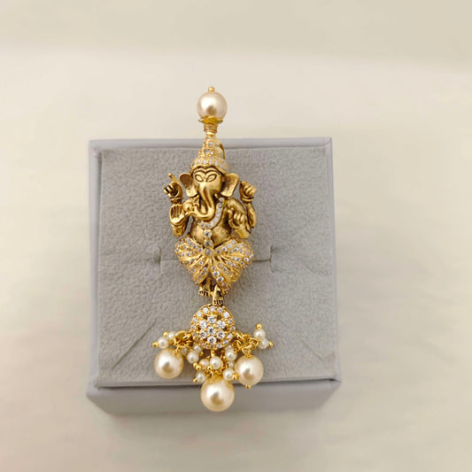 pendant silver ganesh pendant-rcd290 cz 92.5 silver ramala jewelry / ramala collections