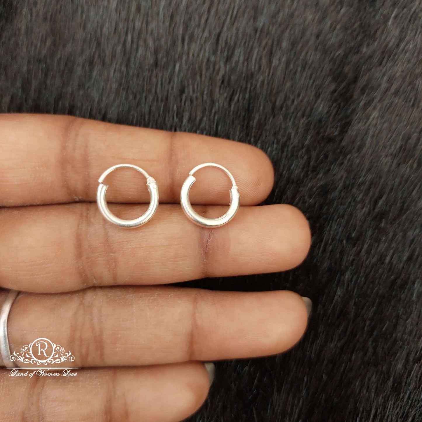 Silver Kids Earrings-SS122