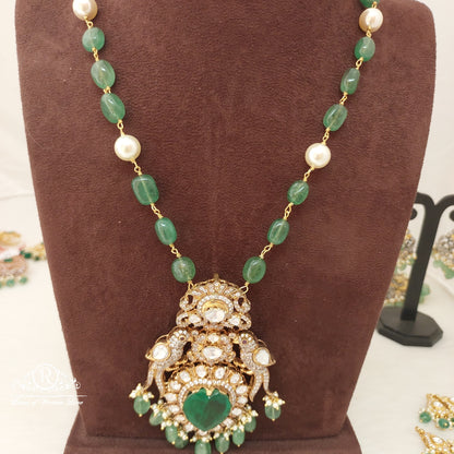 Silver Moissanite beads haram-RCHK11D011