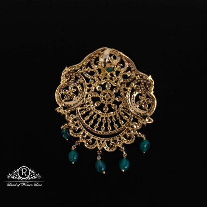 Peacock design diamond finishing Silver-RC94-90M02