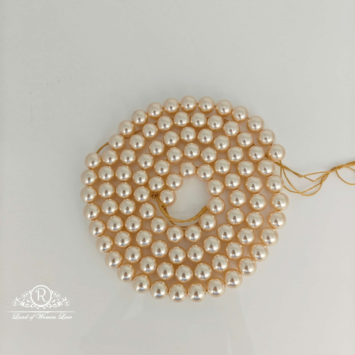 rio lite gold colour pearls 9mm-rcmj212 92.5 silver ramala jewelry / ramala collections