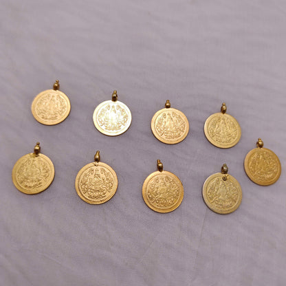 Silver kasu locket -RCV277