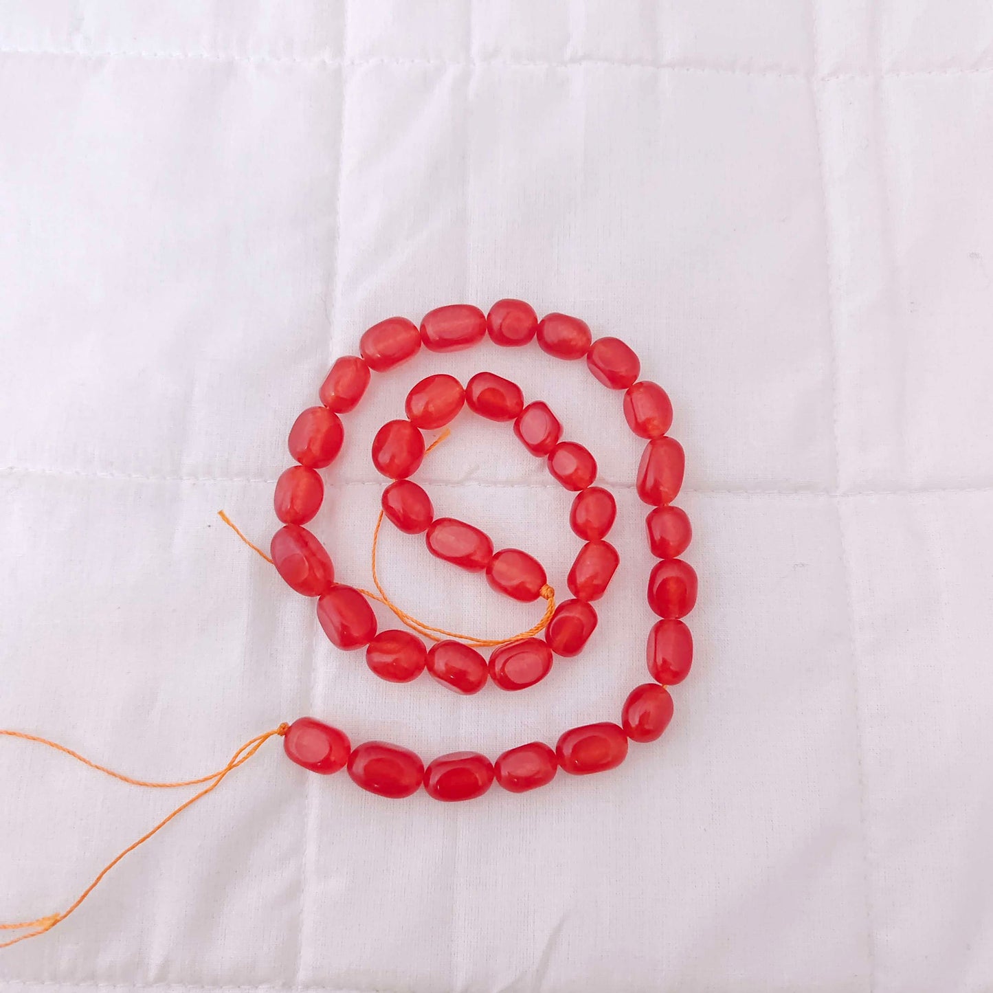 natural carnelian smooth fancy oval gemstone dul dul beads -rcmj06 92.5 silver ramala jewelry / ramala collections