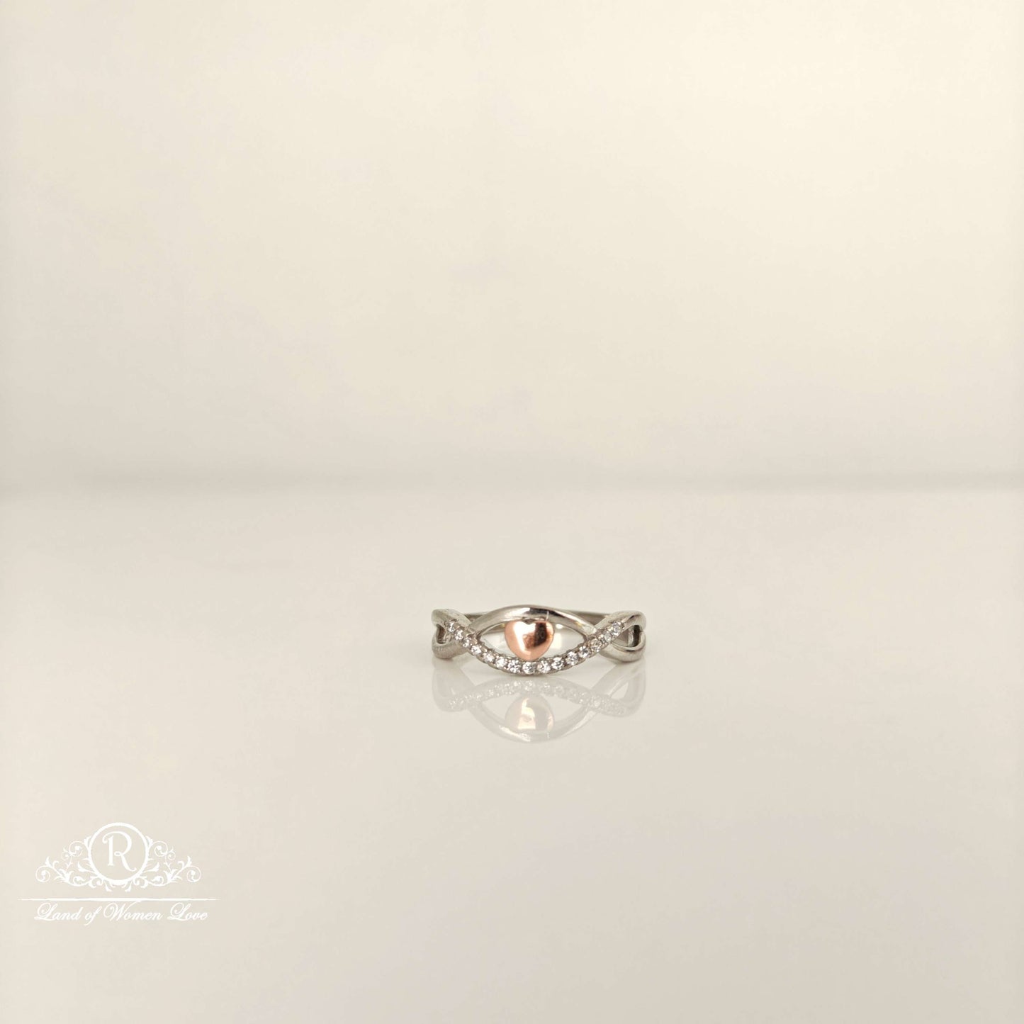 ring white stones beautiful design silver ring-rchk0139 92.5 silver ramala jewelry / ramala collections